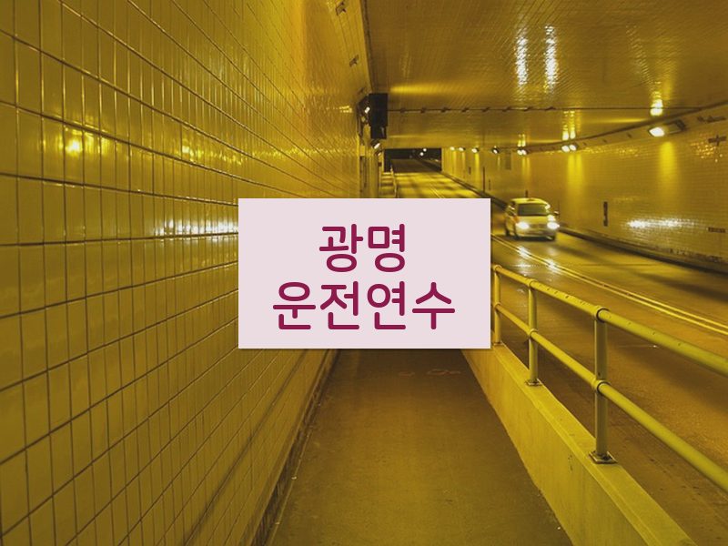 광명운전연수 후기
