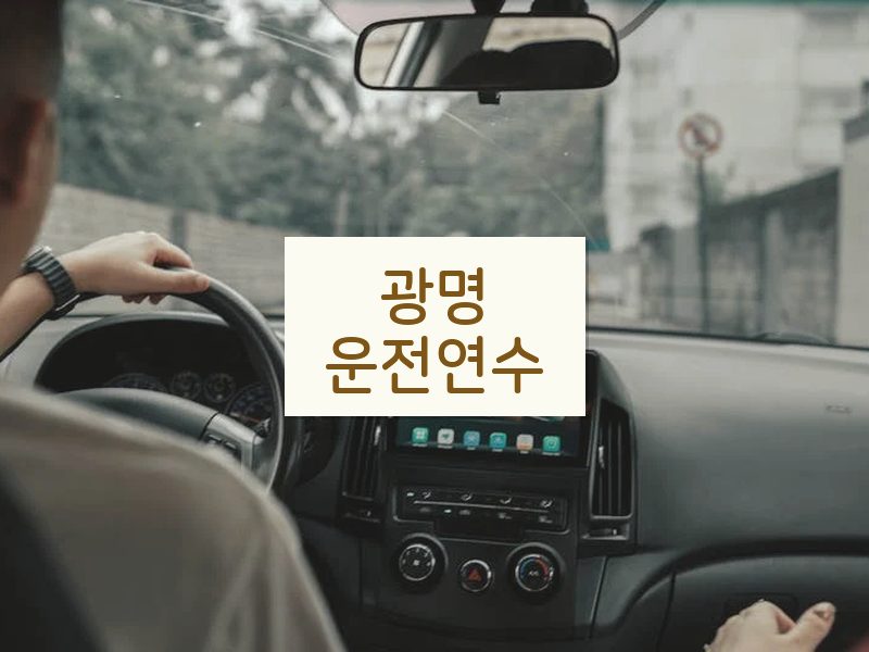 광명운전연수 후기