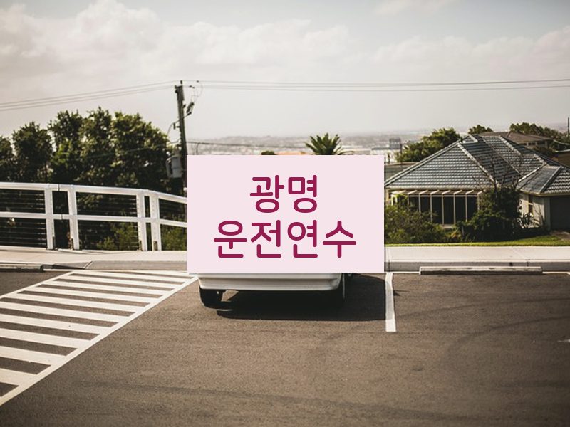 광명운전연수 후기