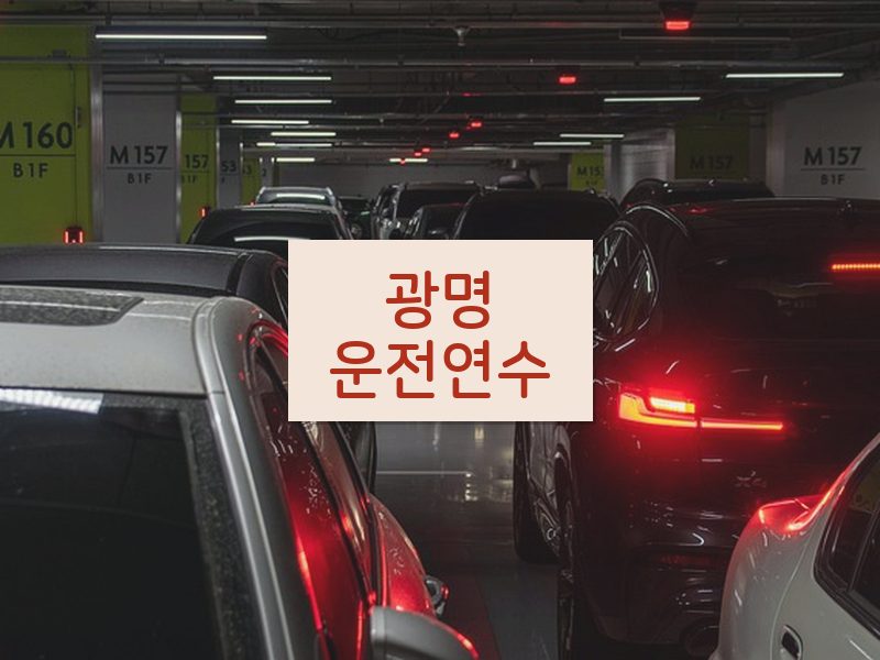 광명운전연수 후기