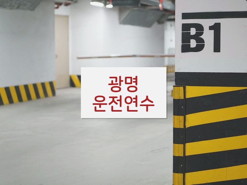 광명운전연수 후기