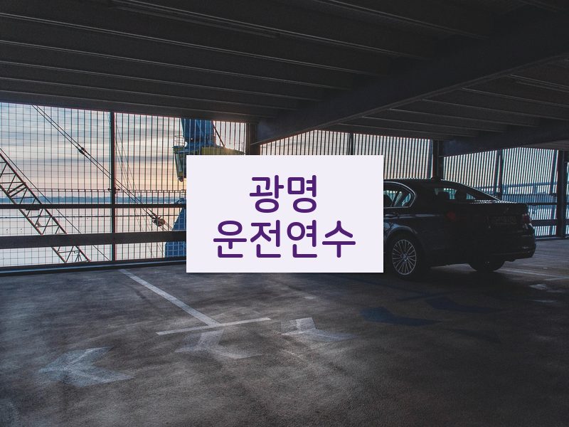 광명운전연수 후기