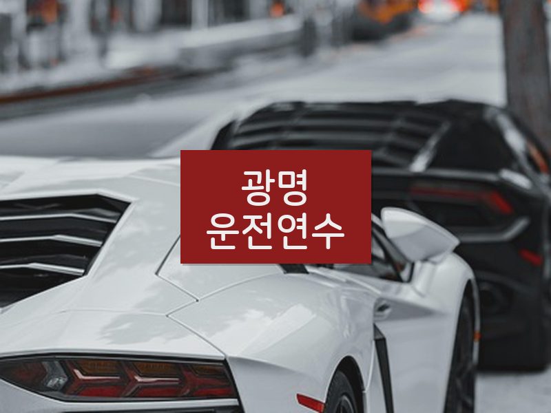 광명운전연수 후기