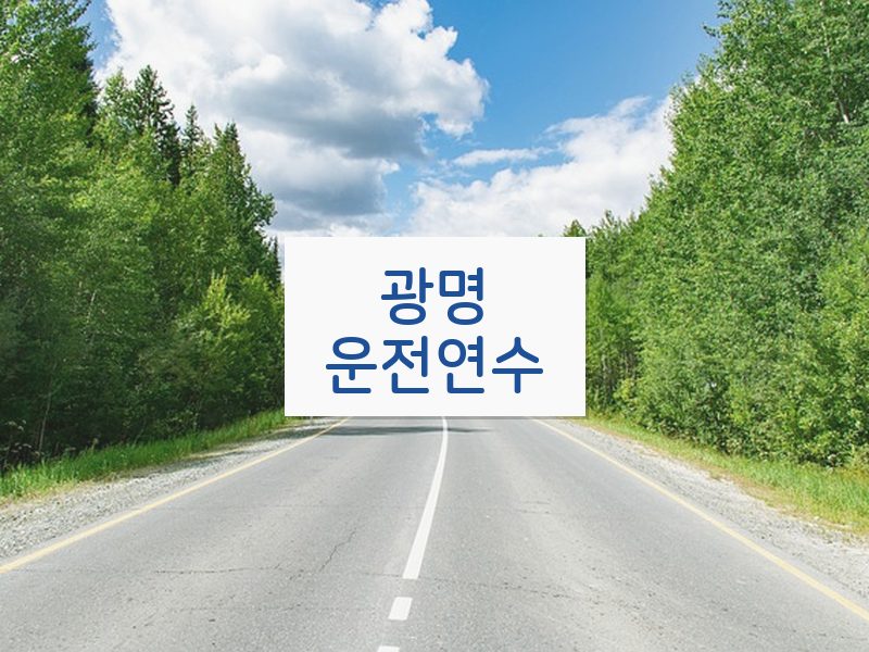 광명운전연수 후기