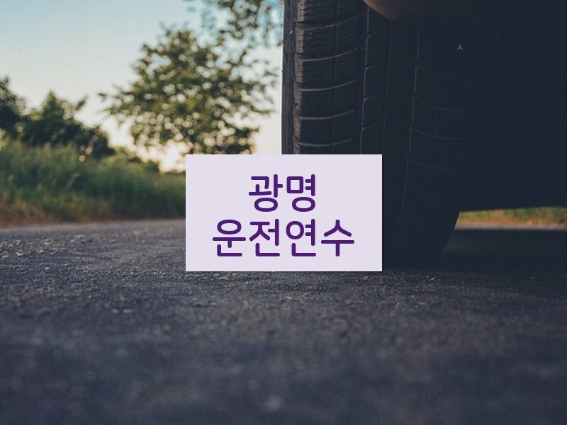 광명운전연수 후기