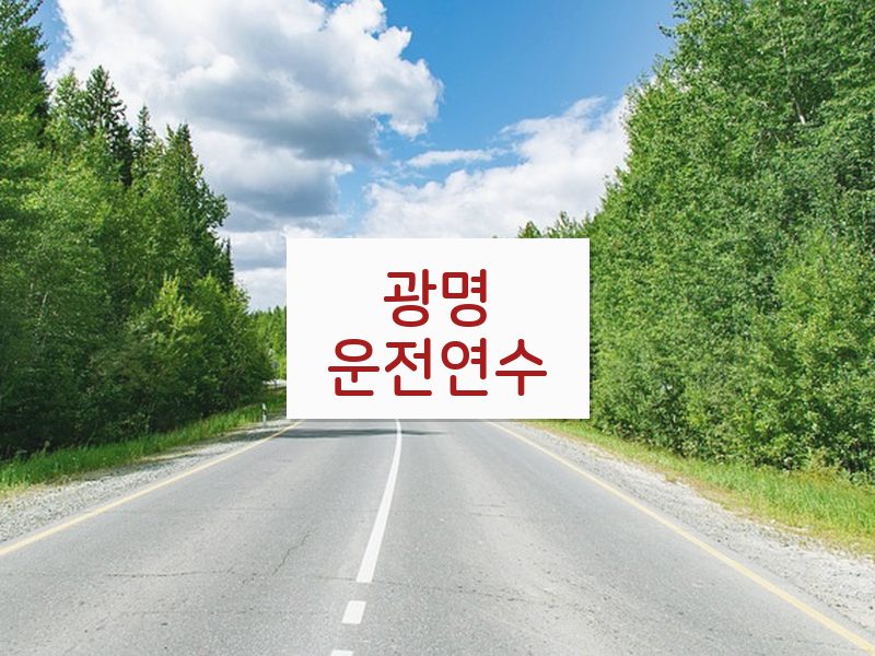 광명운전연수 후기